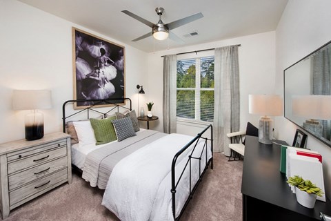 Ceiling fans in all bedrooms at The Barrett, Marietta